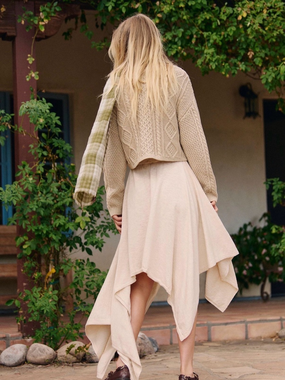 NWT Free People free-est Summer Sand Indigo Sweater Skirt Size XS - Picture 3 of 5
